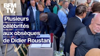 Didier Roustan les images des obsèques du journaliste mort à lâge de 66 ans [upl. by Marigold]