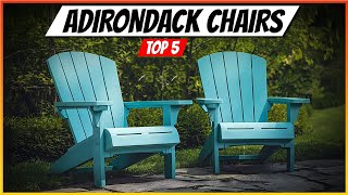 Best Adirondack Chair 2024  Top 5 Adirondack Chairs Reviewed [upl. by Belda955]