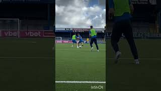 this is Coleraine fc training today at Showgrounds [upl. by Laflam]