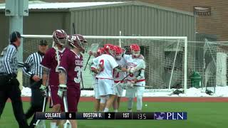 Highlights Mens Lacrosse vs Colgate 3102018 [upl. by Nalat]