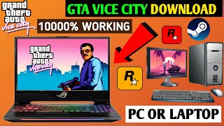 Download Gta Vice City In ComputerPc 2024  Gta Vice City For Laptop Pc Download [upl. by Arammahs]