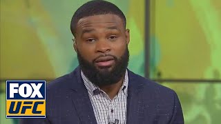 Tyron Woodley talks about a potential fight with Nate Diaz  UFC FIGHT NIGHT [upl. by Monte]