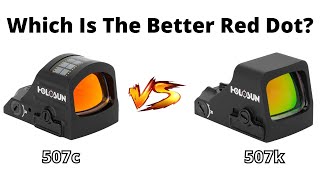 Holosun 507K amp 507C Comparison Plus Green Dot [upl. by Ttelracs226]