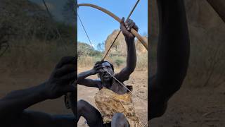 Hadzabe tribe Hunting time Arrows Target 🎯culture hunters wildlife [upl. by Wane]