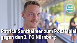 Patrick Sontheimer zur Erstrundenbegegnung im DFBPokal gegen den 1 FC Nürnberg [upl. by Llirret439]