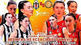 ECZACIBASI DYNAVIT 🆚 BESIKTAS TURKISH WOMENS VOLLEYBALL LEAGUE 2024 [upl. by Zenia]