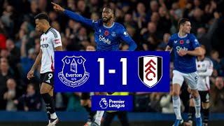 EVERTON 11 FULHAM  Premier League highlights [upl. by Arley]