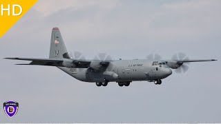 Scary US Air Force C130J Super Hercules In Action [upl. by Klingel]