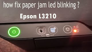 Epson L3210 paper jam error solved  Epson L3210 paper is not pickup problem solution [upl. by Johnath]