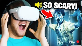 GHOST HUNTING in VR is SCARY Phasmophobia [upl. by Yliram]