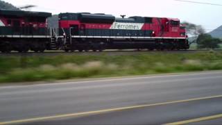 Ferromex 4030 persecucion en mazatepec jalisco ferromex train pacing 70kmh [upl. by Nosnaj707]