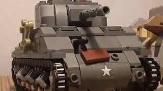 Lego Ww2 Battle of Kasserine Pass  Jed Animation Studios Collab [upl. by Wanonah]