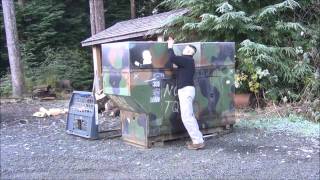 Cold start of an MEP004a 15kW diesel generator [upl. by Haman]