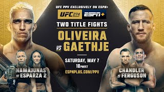 UFC 274 LIVE OLIVEIRA VS GAETHJE LIVESTREAM amp FULL FIGHT COMPANION [upl. by Mihe]