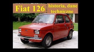 FIAT 126 Maluch  historia dane techniczne i ciekawostki [upl. by Adlai]