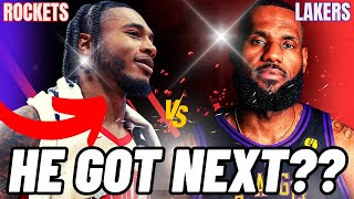 Rockets Defeat Lakers Cam Whitmores REVENGE Jalen Greens NEW Game Is Sengun a MAX Player [upl. by Jacoba941]