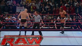 Triple H vs Snitsky Last RAW With Ruthless Agression Era Stage RAW Jan 142008 [upl. by Drews]