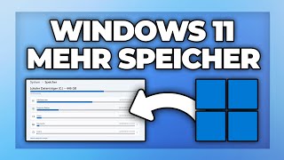 Windows 11 mehr Speicher bekommen amp Speicherplatz freigeben  Tutorial [upl. by Anelet]