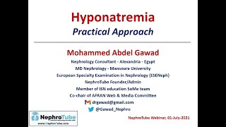 Hyponatremia Practical Approach  Arabic Language  Dr Gawad [upl. by Sharon]