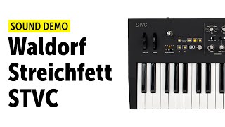 Waldorf Streichfett STVC Sound Demo no talking [upl. by Alaek117]