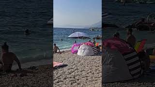 Makarska walk August Summer Croatia 2024 ASMR 4K HDR2024 croatia makarskariviera makarska beach [upl. by Edison]