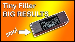 How to install an optional filter on the Icom IC706  FL100 filter install [upl. by Nosredneh]