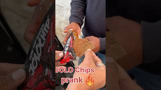 JOLO Chips🔥 prank 😂…… prank jolochipprank shorts trending [upl. by Ssidnak]