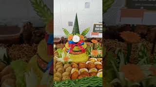 tumpeng tumpengtampah hampers nasikuningenakdangurih boja kendalhandal [upl. by Assereht724]