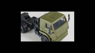 172 KAMAZ65225 Towing trailer Russian Ground Forces [upl. by Enyawd]