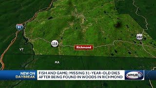 Missing 31yearold dies after being found in woods of Richmond officials say [upl. by Andreana]