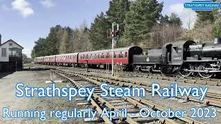 Strathspey Railway 2023 Promotional Video [upl. by Hairahcaz]