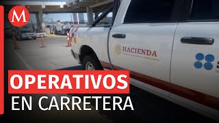 El SAT embargó 351 mdp en mercancías tras operativos en principales carreteras del país en 2023 [upl. by Colner]