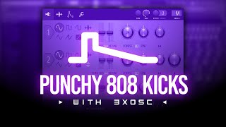 How to make a Punchy 808 Kick with 3x Osc  FL Studio Tutorial [upl. by Caplan]