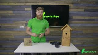 How to Mount up a Bird Box  Green Feathers HQ [upl. by Nyraf]