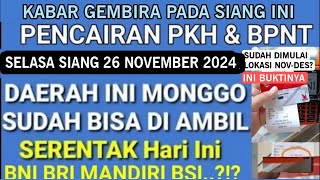 INFO CAIR PKH amp BPNT NOVDES HARI ININAH YG DINANTI2 BAGI KPM YANG BELUM CAIR HARUS TAHU INFO INI [upl. by Tor892]