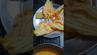 Kumro Fuler Bora ।। কুমড়ো ফুলের বড়া।। Crispy Pumpkin Flower food bengalirecipe village pumkin [upl. by Bilek]