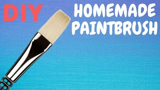 How To Make A PaintbrushFlat PaintbrushDIYBest out of Waste [upl. by Adrea]