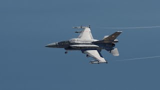 SingleShip T F16 landing [upl. by Ollehcram]