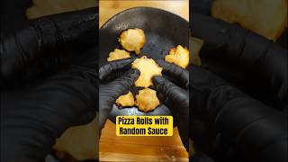 I made pizza rolls with random sauces pizza pizzarolls pizzaroll easyrecipe quickrecipe snack [upl. by Ahselak538]