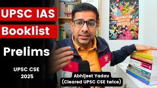 Important Books for UPSC CSE Prelims  Booklist for IAS Exam [upl. by Eanod]