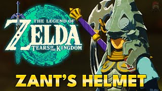 Zelda Tears of the Kingdom  How to get Zants Helmet Location [upl. by Svensen]