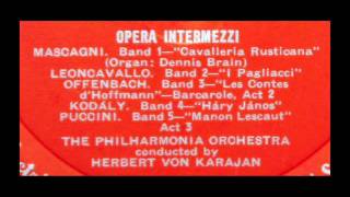 Herbert von Karajan 1955 Cavalleria Rusticana I Pagliacci Tales of Hoffman [upl. by Nylannej]