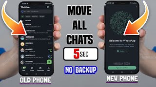 How To Transfer WhatsApp Messages from Old Android to New Android Phone without Google Drive Backup [upl. by Eusassilem]