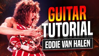 EDDIE VAN HALEN APPROVED Eruption FULL Guitar Lesson [upl. by Ahsinek862]