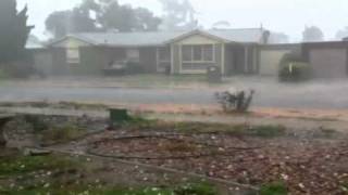 Whyalla hit by bad Hailstorm 17 December 2011 [upl. by Ialohcin251]