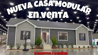 ‼️CASA MODULAR que es REALMENTE SORPRENDENTE lo MEJOR es el PRECIO  home tour‼️ [upl. by Ahsetra583]