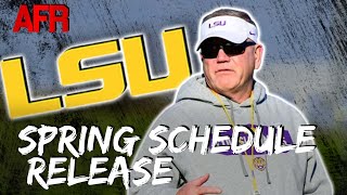 LSU Announces Spring Schedule  Biggest Storylines To Watch [upl. by Wemolohtrab]