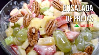 Ensalada de frutas navideña [upl. by Krid]