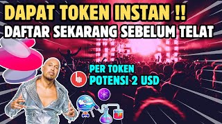 Langsung Masuk Wallet  Cuman Daftar Dapat Token  Music NFT Platform Bitsong  Sesepuh NFT [upl. by Kandy]