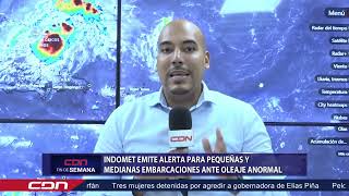 Indomet emite alerta para pequeñas y medianas embarcaciones ante oleaje anormal [upl. by Islaen]